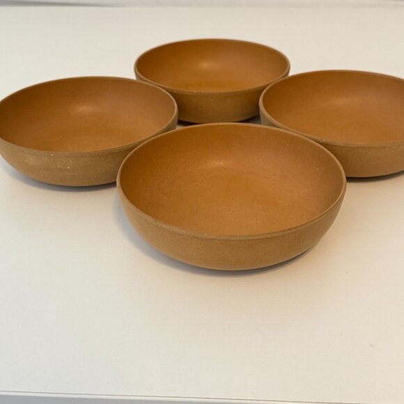 Vintage Elligners Atized Wood Bowls #60 Set Of 4 - Picture 5 of 8